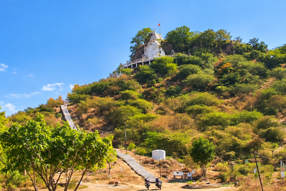Tarshingda Khodiyar Temple Hilltop View